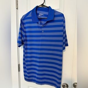 Nike Golf Blue Stripe Like New Large Men’s Polo